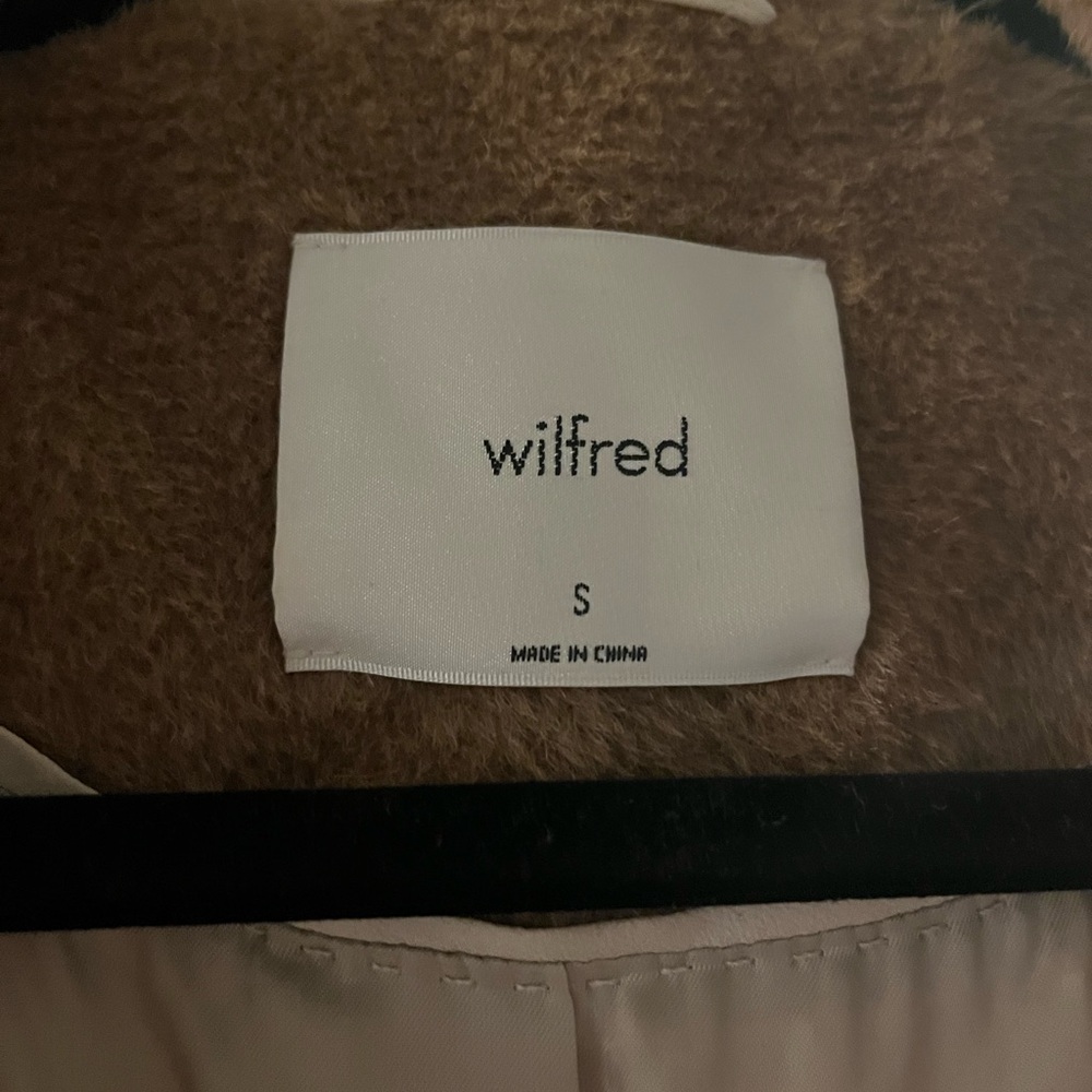Wilfred Cocoon Coat - Alpaca Wool Blend Size S - Picture 3 of 5